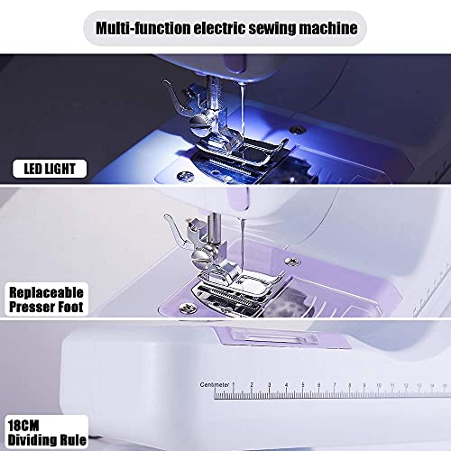 Portable Mini Electric Sewing Machine with 12 Built-in Stitches F126