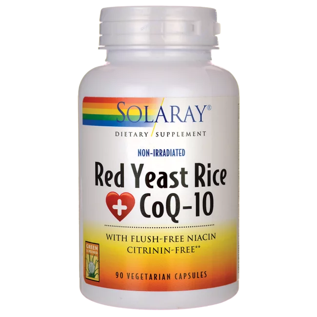 Red Yeast Rice Plus CoQ-10 90 Vegetarian Capsules T2900