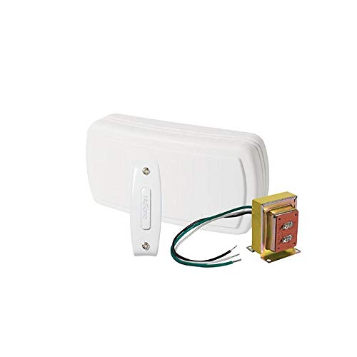 White Builder Chimes Kit with Two Lighted Pushbuttons D357