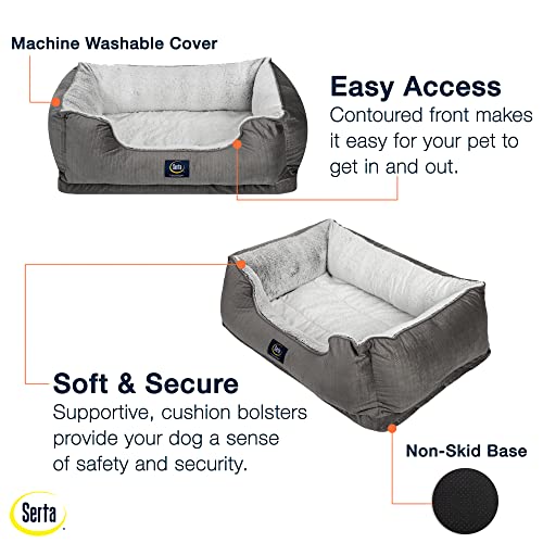Slate Gray X-Large Orthopedic Dog Bed Y744