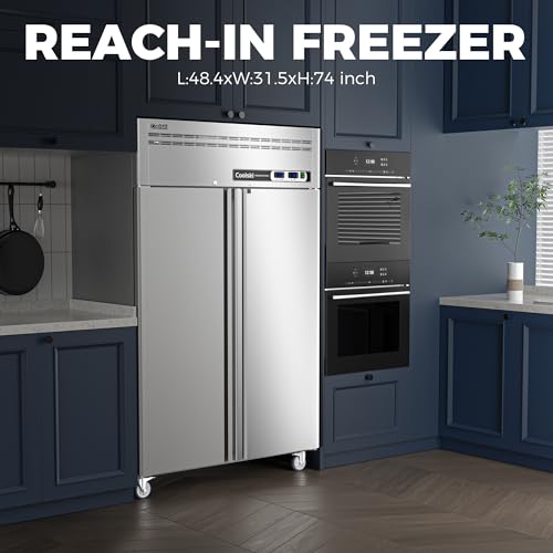 72" W 54 Cu.ft Commercial Refrigerator and Freezer Combo M361077
