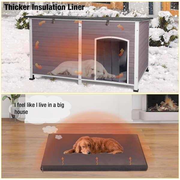 Extra Large Insulated Dog House with Soft Liner M779667