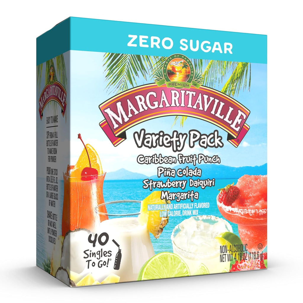 Variety Pack Water Drink Mix, 40 Single Servings A278167