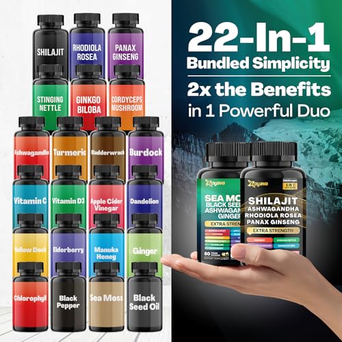 Sea Moss and Shilajit Bundle (2 Pack) X971026