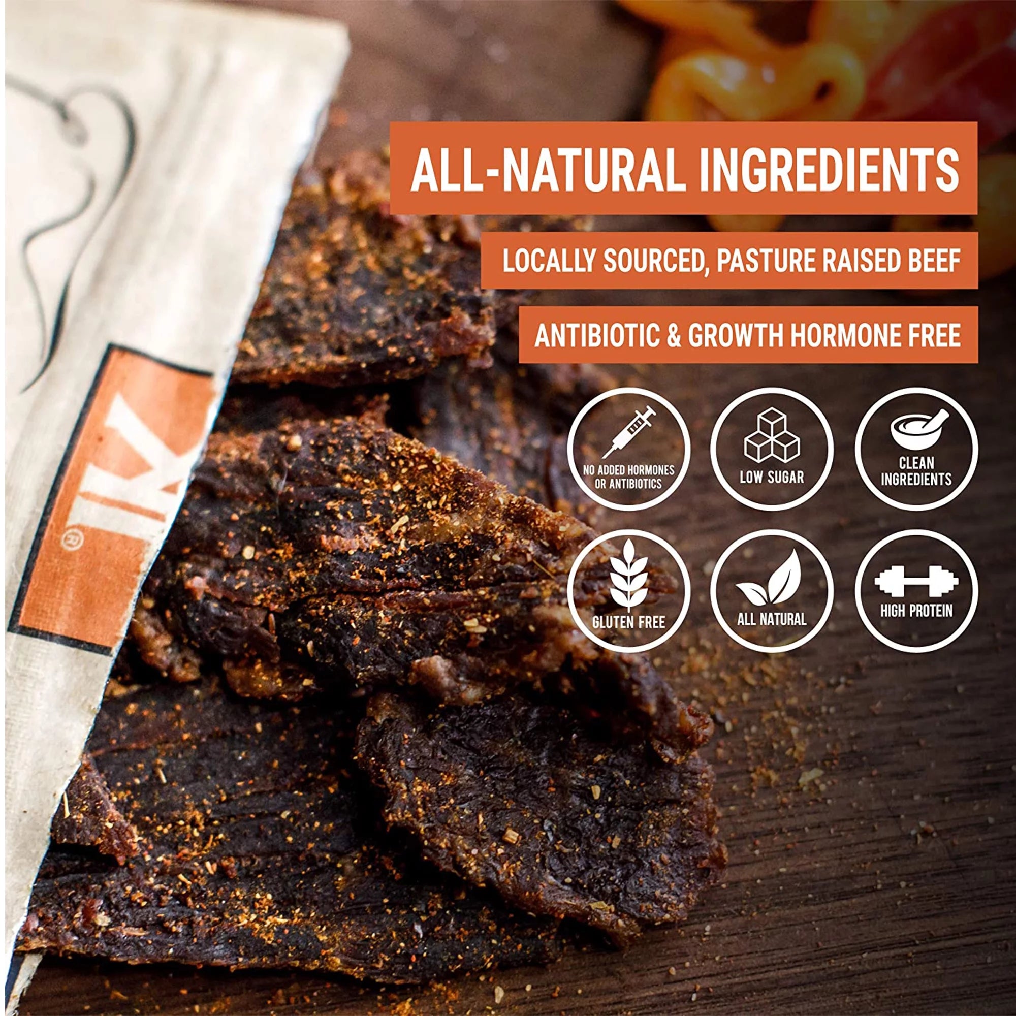 6 Pack Spicy Beef Jerky and Meat Sticks Variety Pack O377698