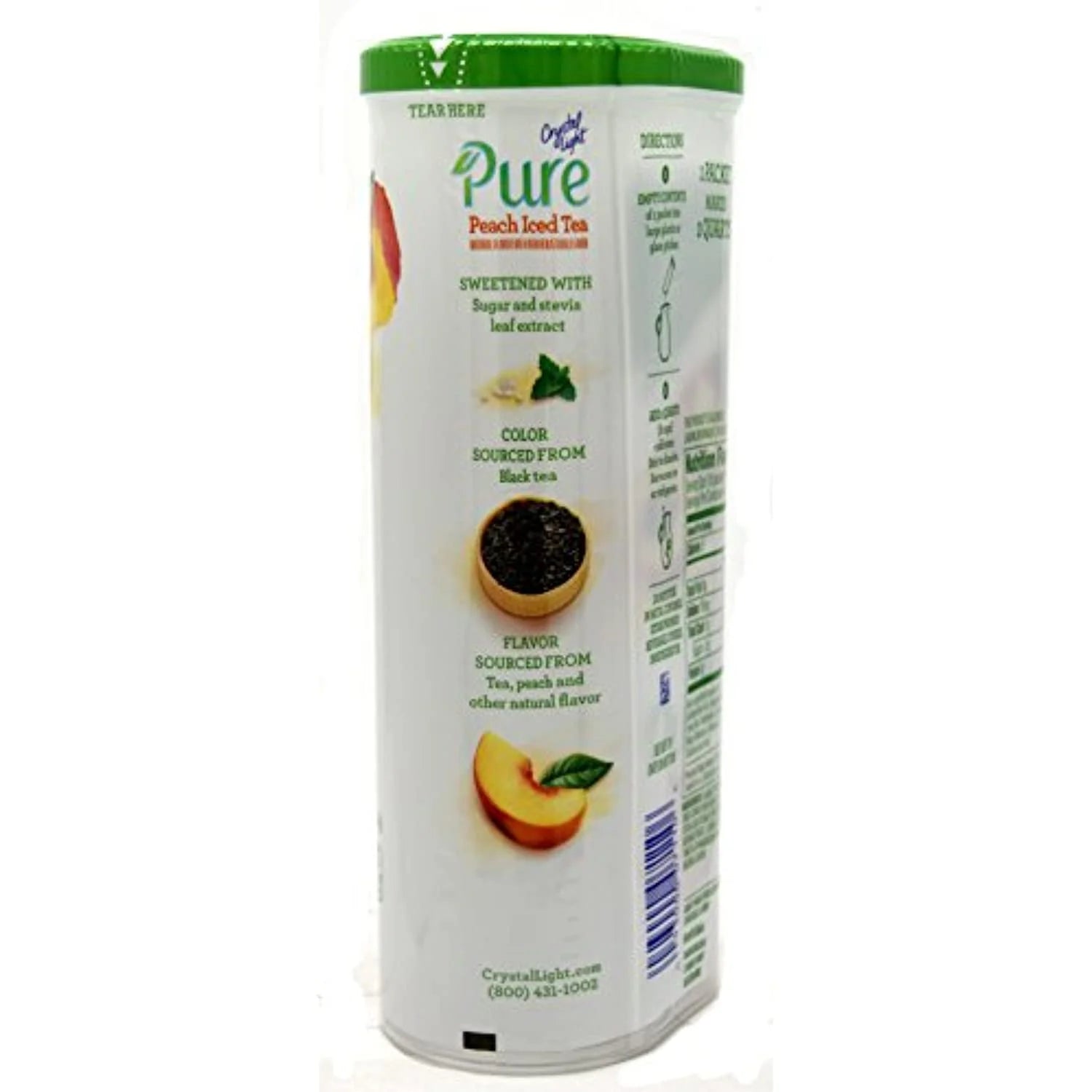 10-Quart Canister (4 Canister Pack) Peach Iced Tea Drink Mix S29679
