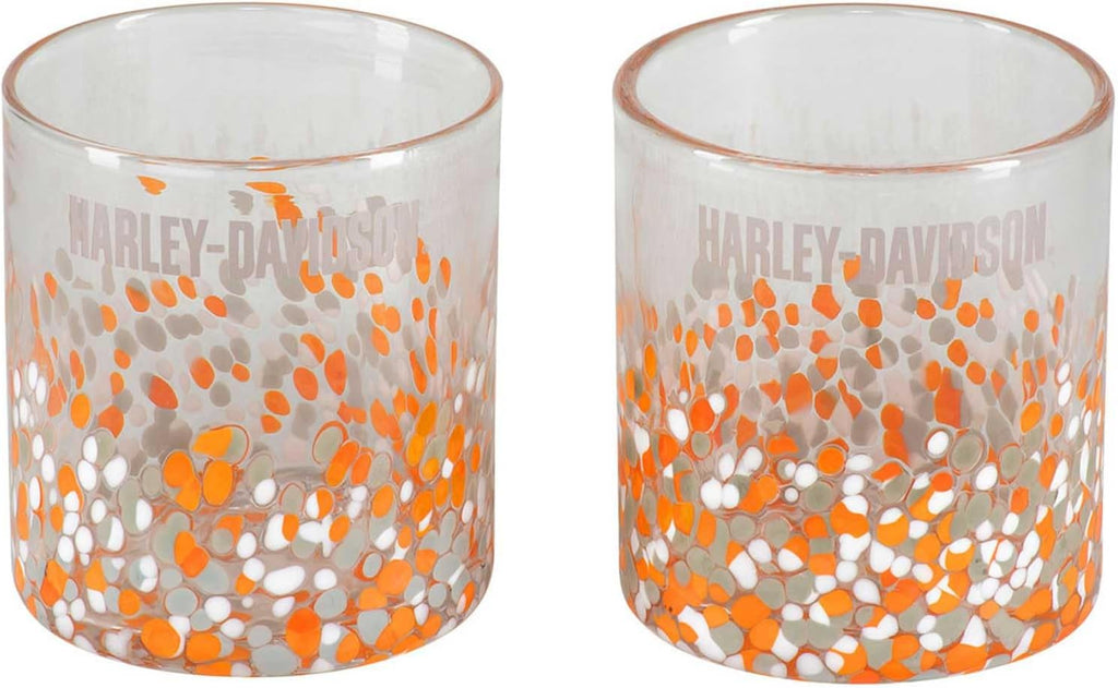 Hand-Blown 14.5 oz Double Old Fashion Glass Set S96609
