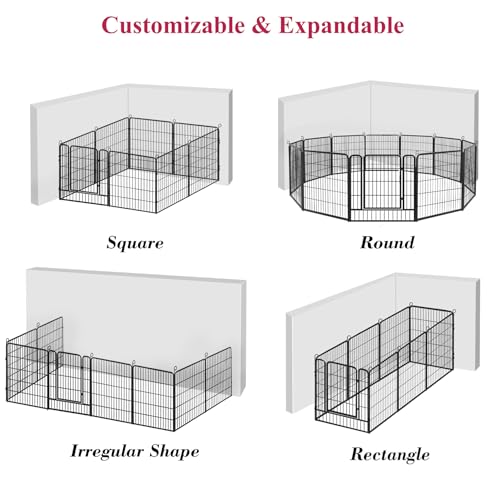 32inch 10 Panels Anti-Rust Dog Playpen A24035