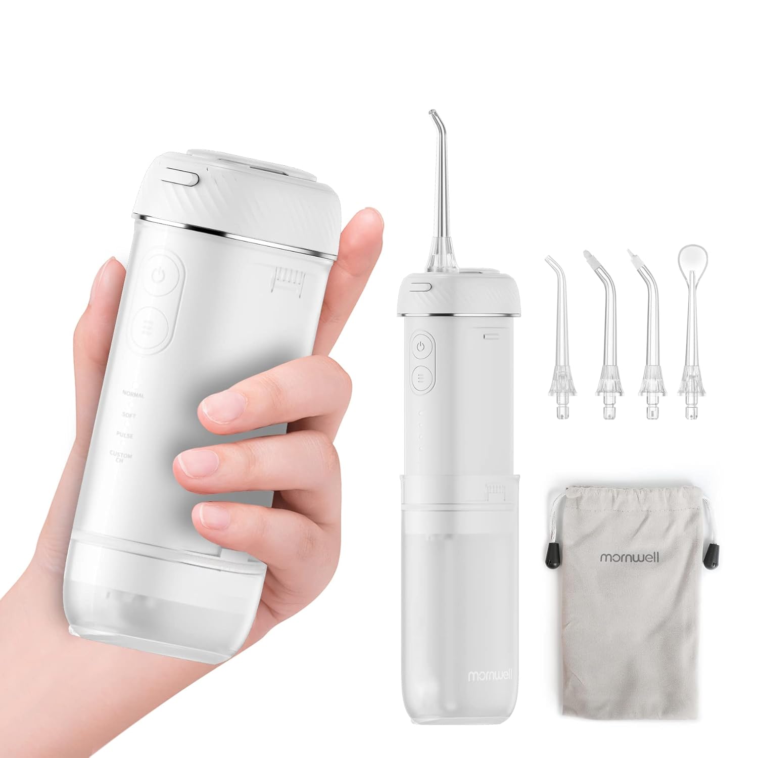 Mini Cordless Portable Water Dental Flosser with 4 Modes U1712