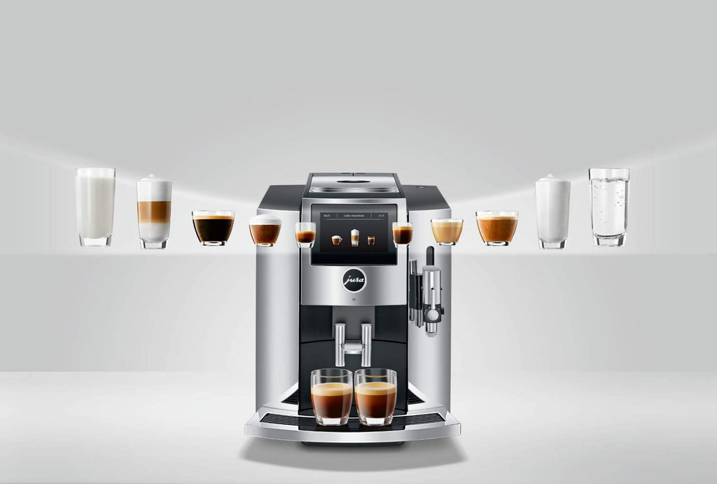 Chrome Automatic Coffee Machine, 64 ounces, white X66254