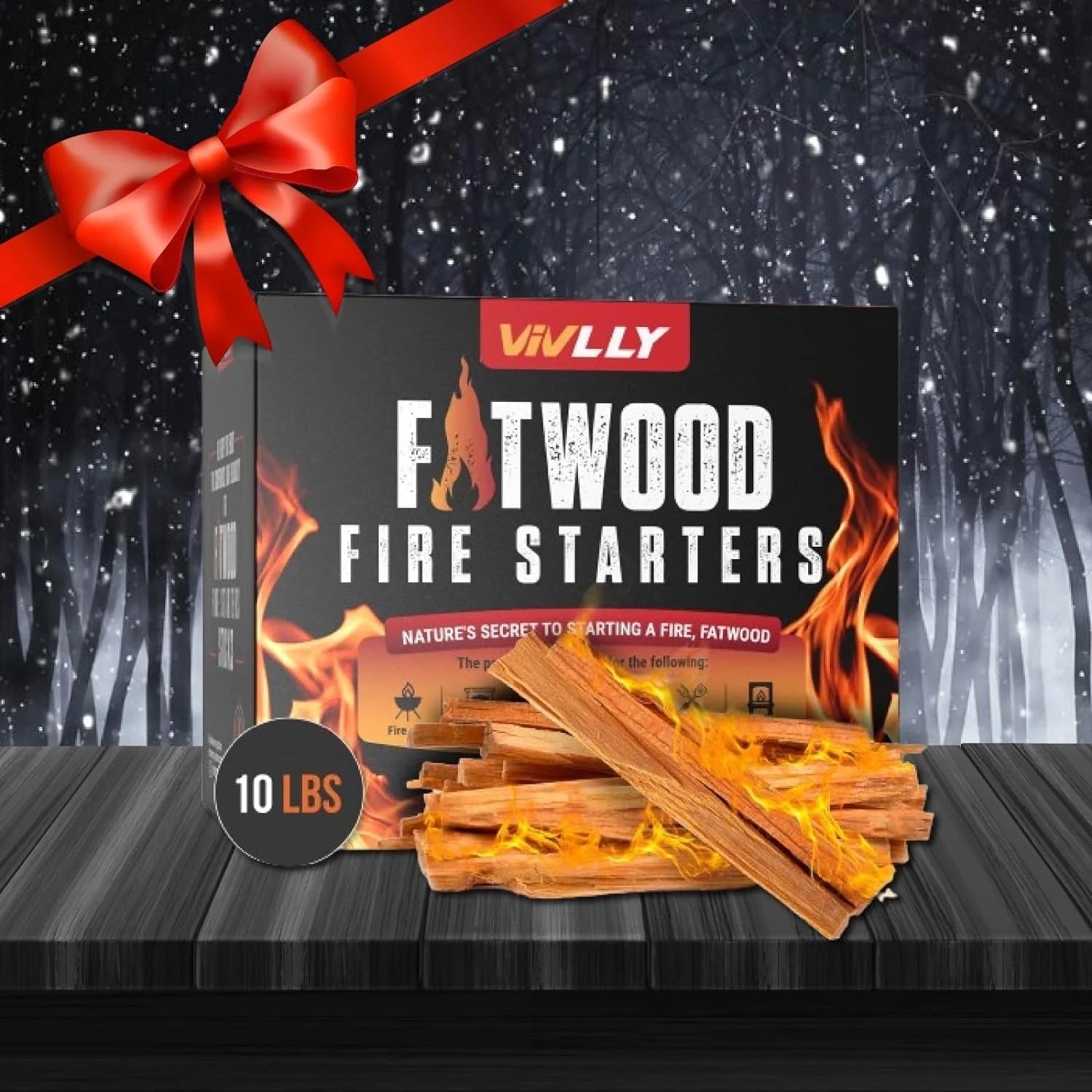 10lb Fatwood Fire Starter Pack D84385
