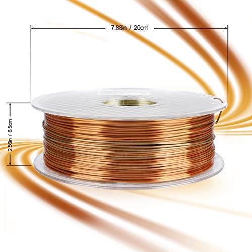 1.75mm Glow in The Dark Blue PLA Filament, 1kg Spool D19819