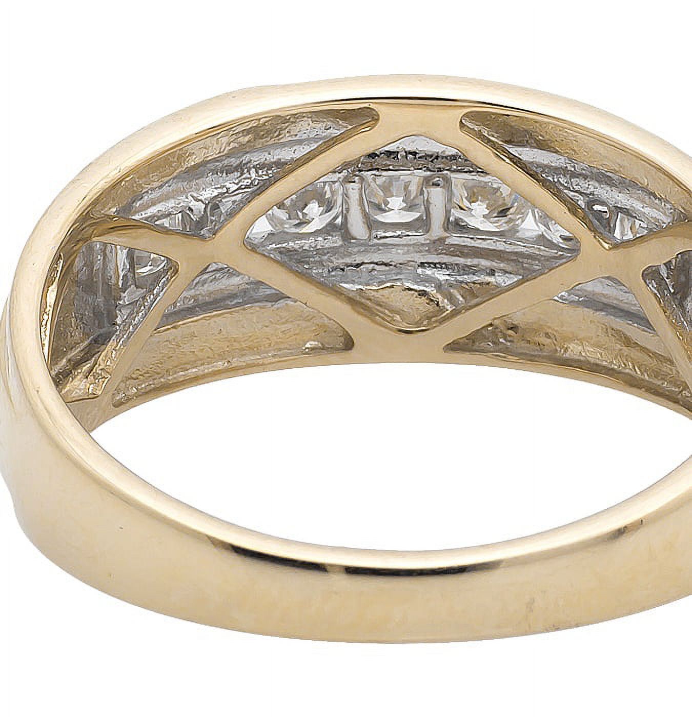 10K Yellow Gold Diamond Wedding Ring Band 0.50ct B930705