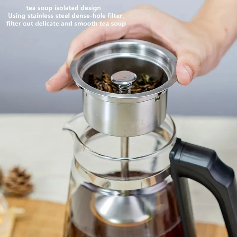 Glass Water Kettle Smart Thermo Pot Coffee Water Boiler Y3530