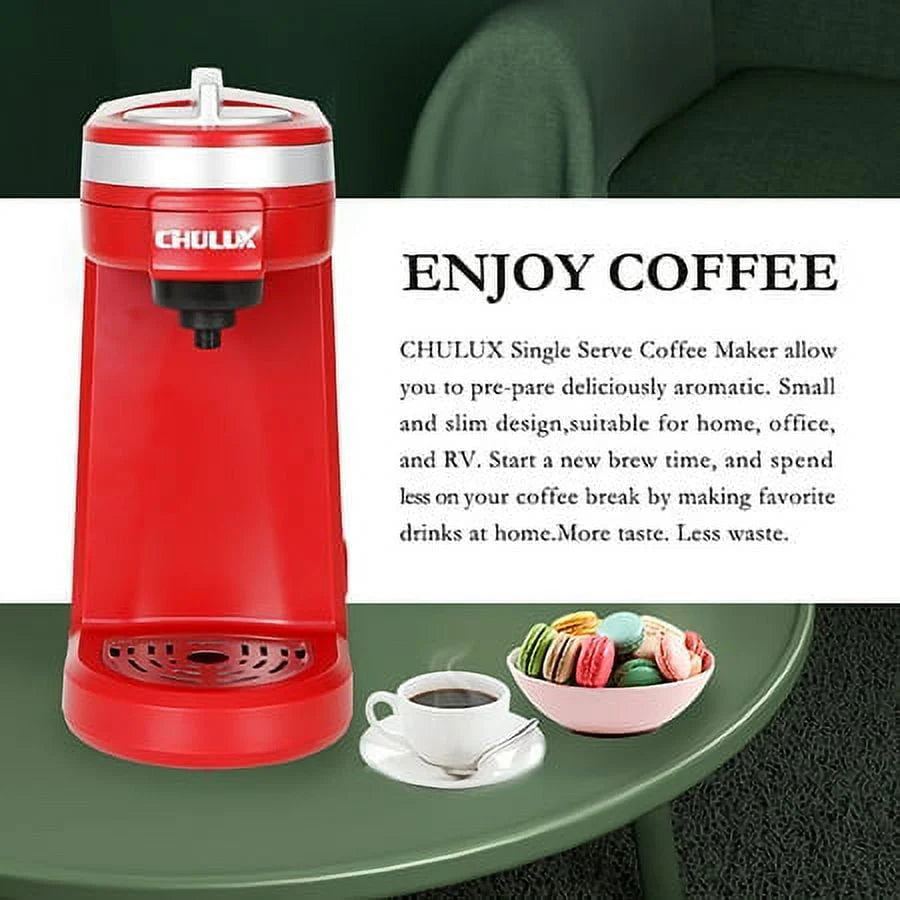 Mini Single Serve Coffee Maker for K Pod & Ground Coffee Q43631