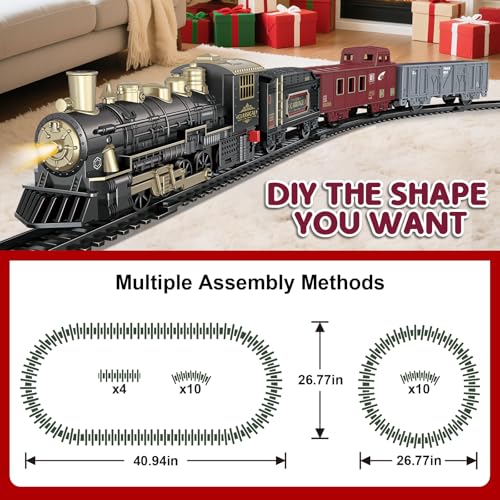 Remote Control Electric Train Set with Tracks A99582