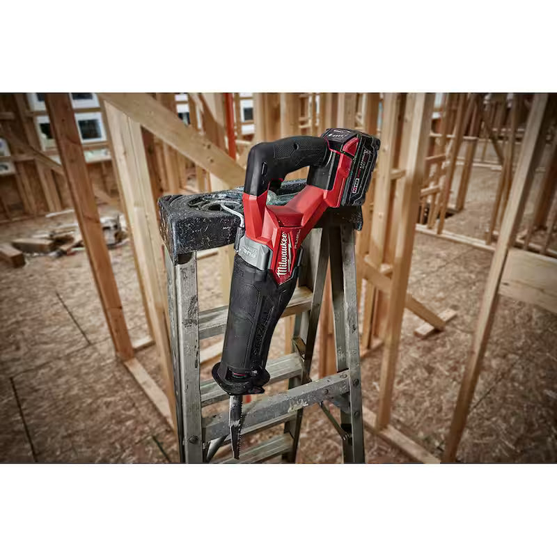 18V Cordless Brushless Reciprocating Saw Kit with Two 5.0 Ah Batteries Charger & Hard Case S7563