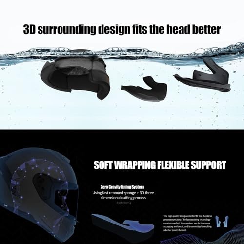 Full Face Flip up Bluetooth Motorcycle Helmet with Dual Speaker R173