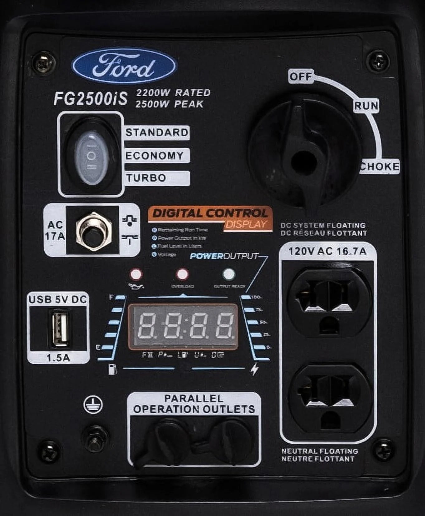 2,500-Watt Gasoline Powered Inverter Generator F526510