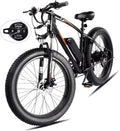 26" Fat Tire Electric Mountain Bike 500W 48V 13AH Removable Battery Shimano 7 Speed E238