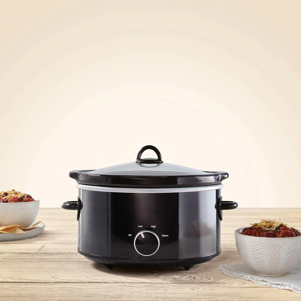 Black 4-Quart Slow Cooker N8255
