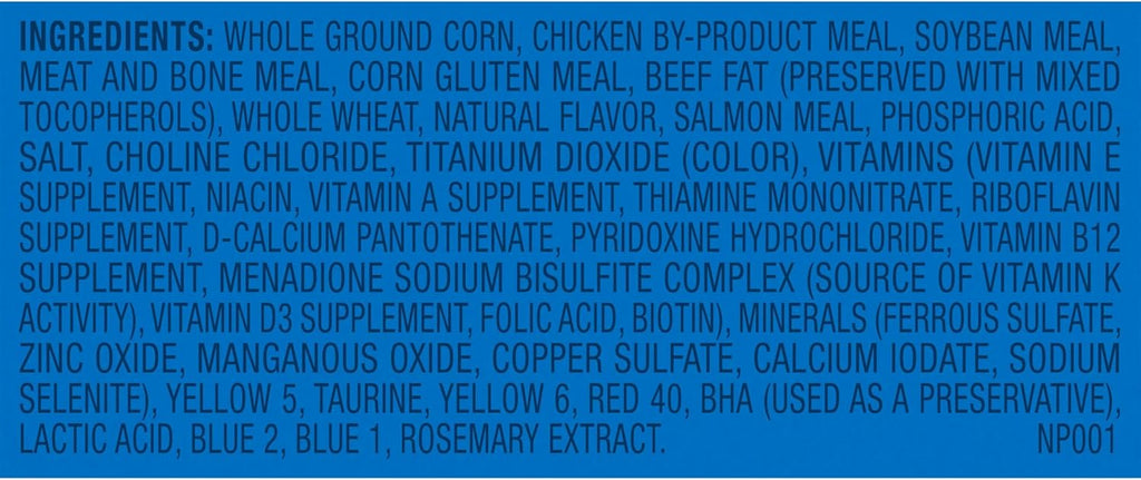 12 lb Dry Cat Food with Chicken, Beef & Salmon Flavors Y21908