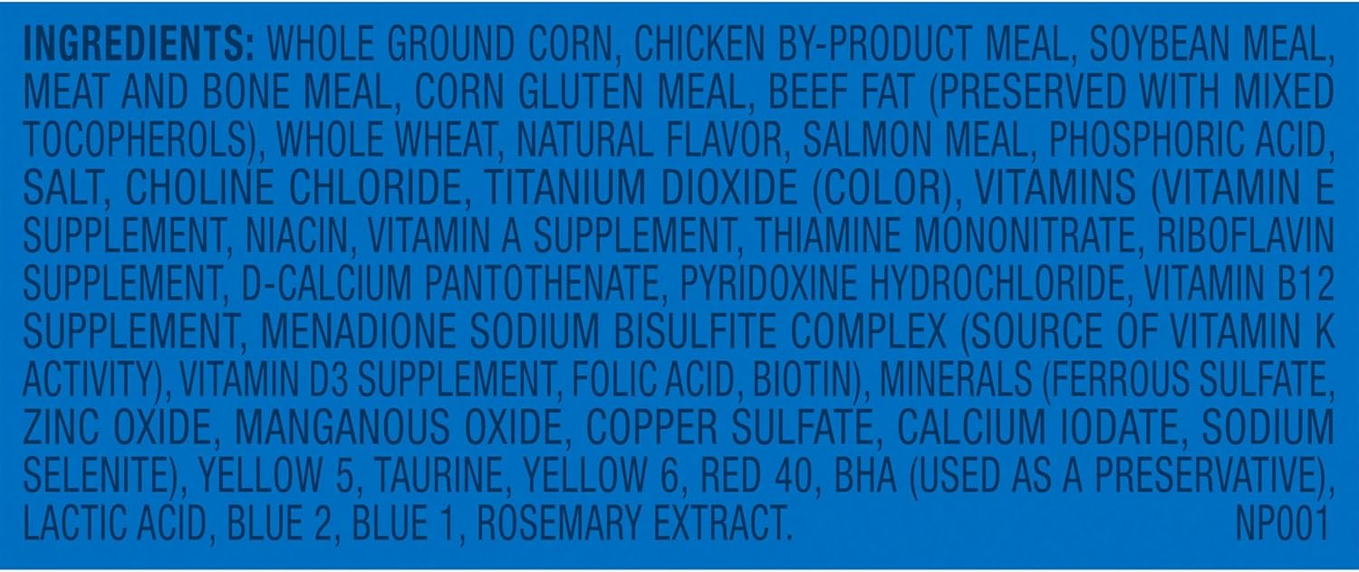 12 lb Dry Cat Food with Chicken, Beef & Salmon Flavors Y21908
