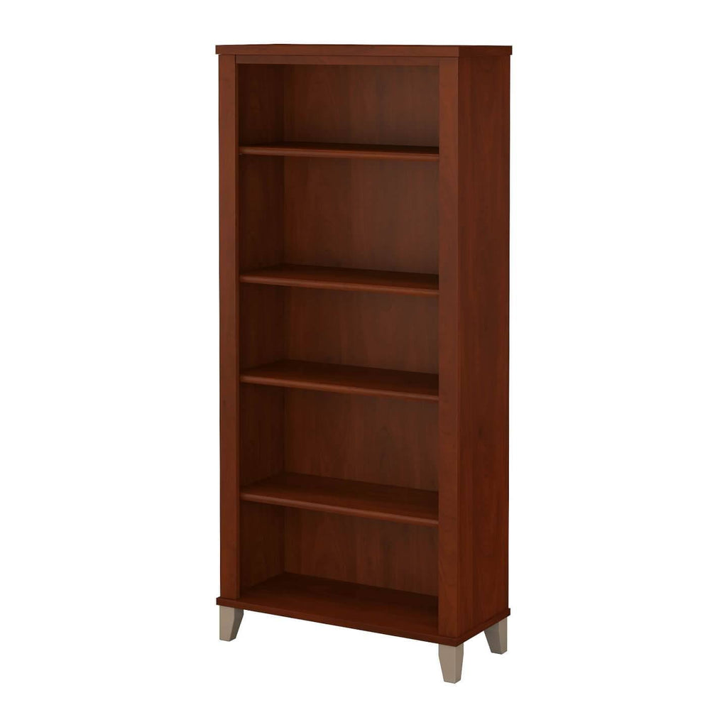 Maple Cross 5-shelf Bookcase G525693