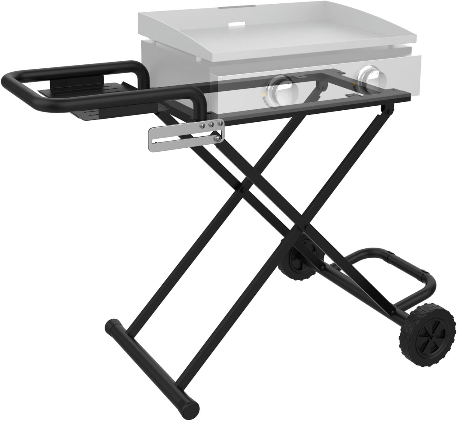 Folding Grill Cart with Side Shelf L62046