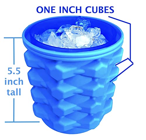 Ice Cube Maker Silicone Bucket with Lid N5402