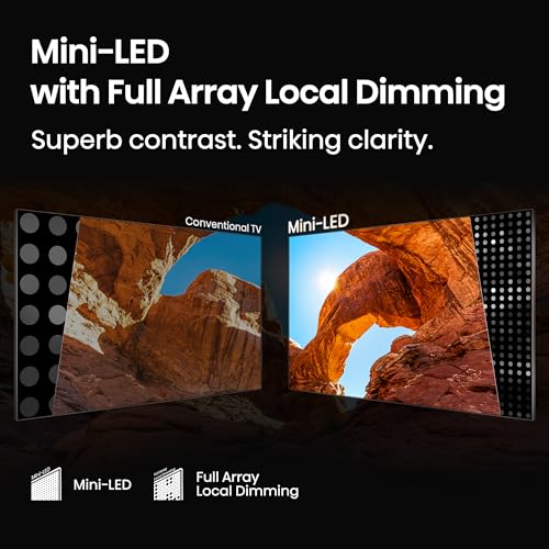 75" QLED Mini-LED 4K UHD Smart Fire TV, Native 144hz, HDR10+, Dolby Vision, Dolby Atmos, Black U628