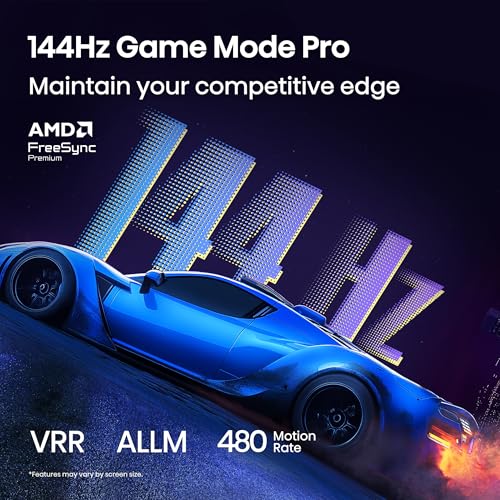 75" QLED Mini-LED 4K UHD Smart Fire TV, Native 144hz, HDR10+, Dolby Vision, Dolby Atmos, Black U628