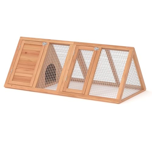 Wooden Chicken Coop with Ventilating Wire G423