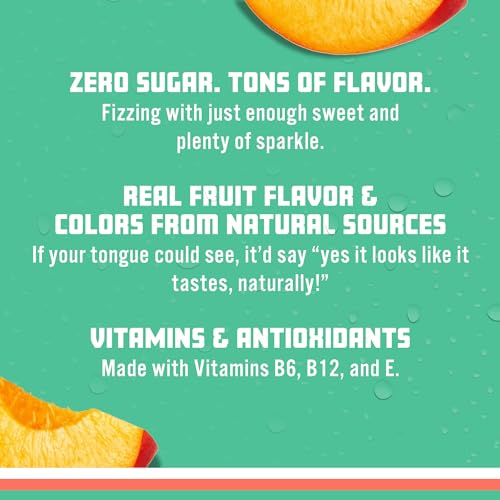 Zero Sugar Black Raspberry Sparkling Water, 17 fl oz Bottles (Pack of 12) Y73259