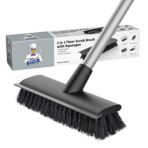 Unflagged Bristle Silicone Blade Broom X149