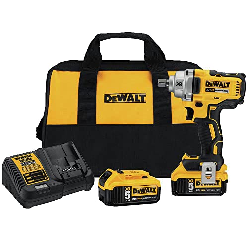 20V MAX* XR Cordless Impact Wrench Kit with Detent Pin Anvil, 1/2-Inch U8581