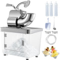 Silver Commercial Ice Crusher Snow Cone Machine 180 kg/H V2124