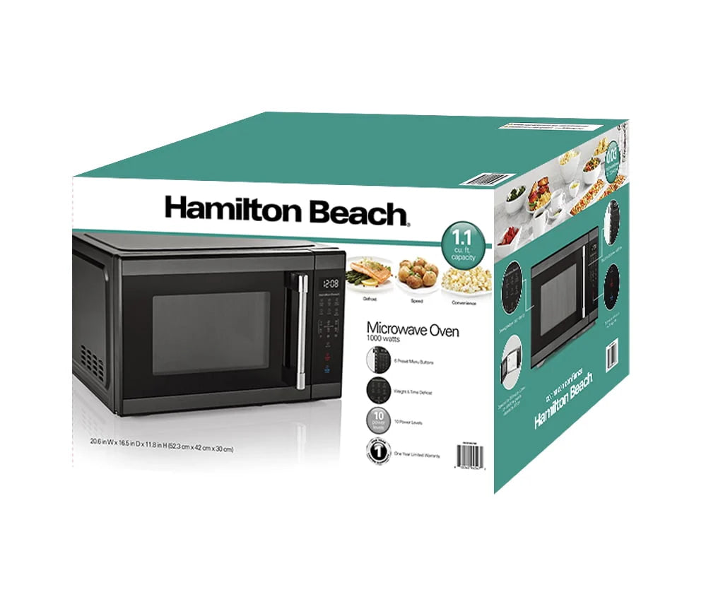 1.1 cu ft Stainless Steel Countertop Microwave Oven I978119
