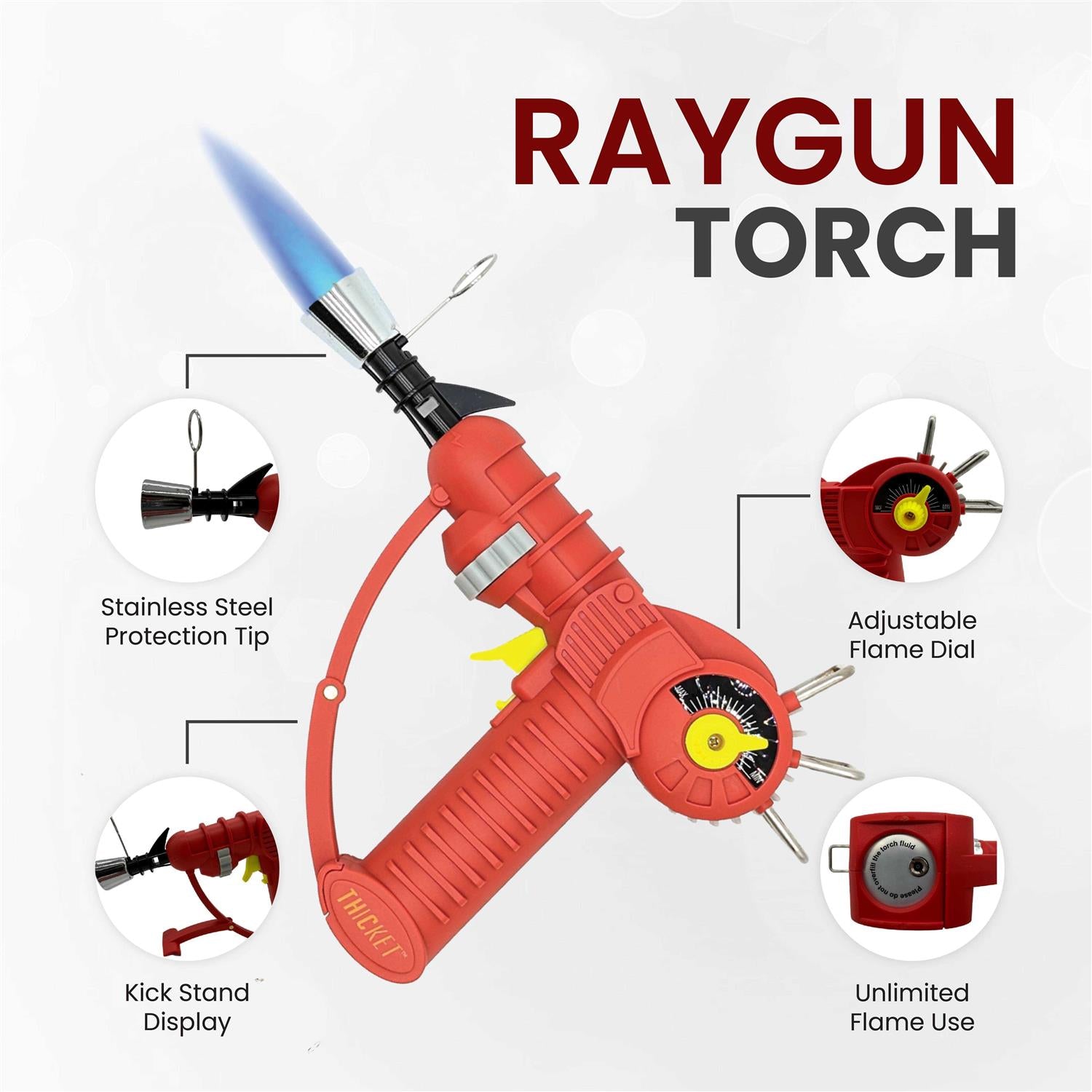 Adjustable Flame Torch Lighter with Safety Lock E756764