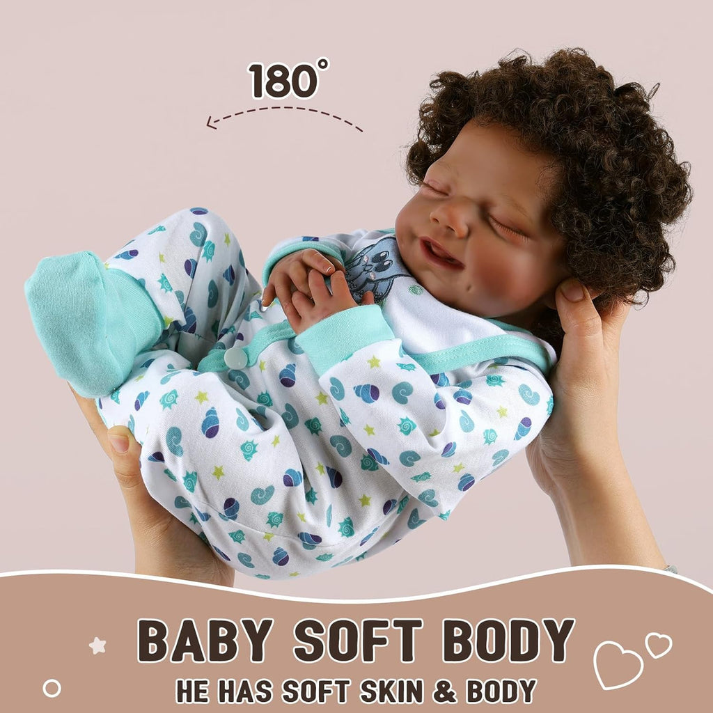 20 Inch Soft Body Realistic Reborn Baby Doll with Accessories Gift Box I1465