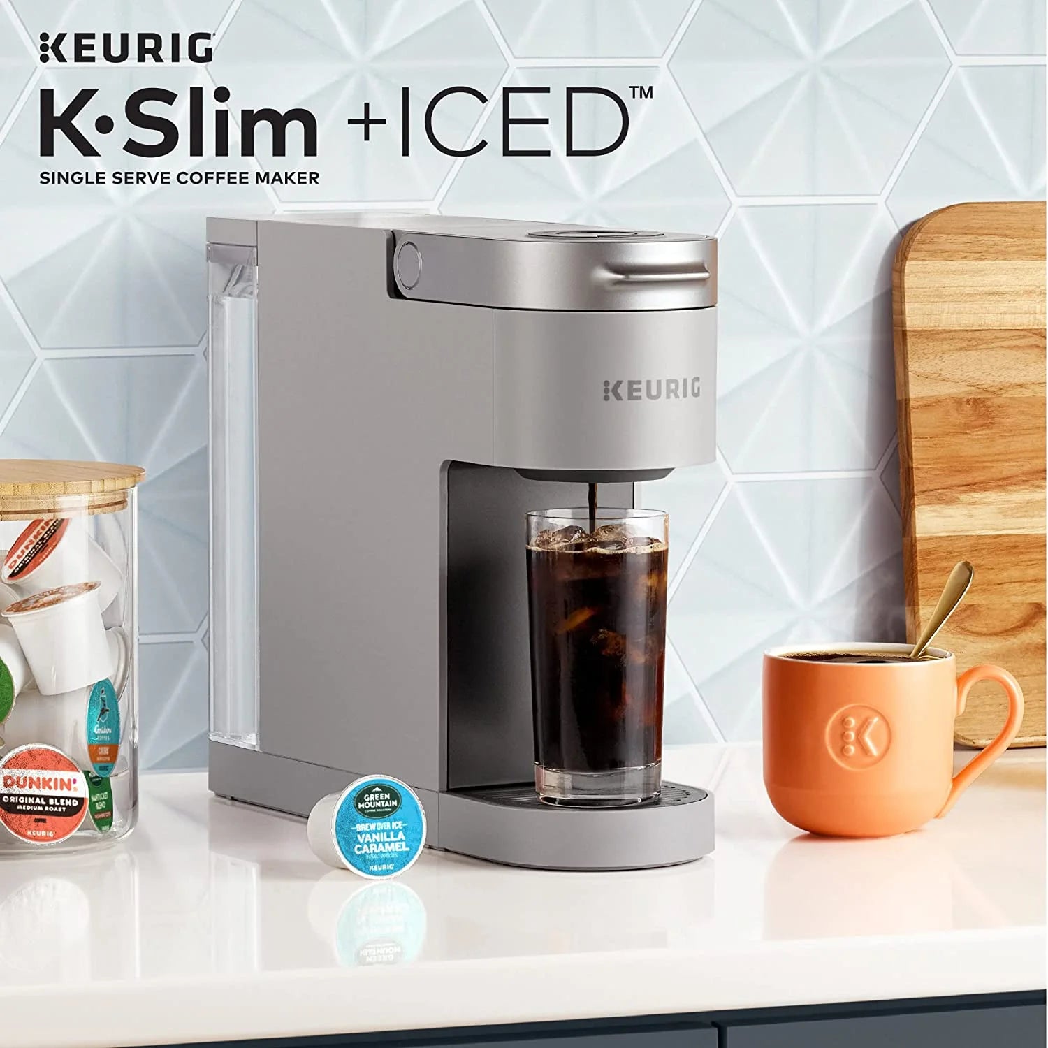 Gray Single Serve Coffee Maker Y6552