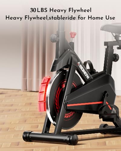Compact Indoor Cycling Bike with Padded Seat D273298