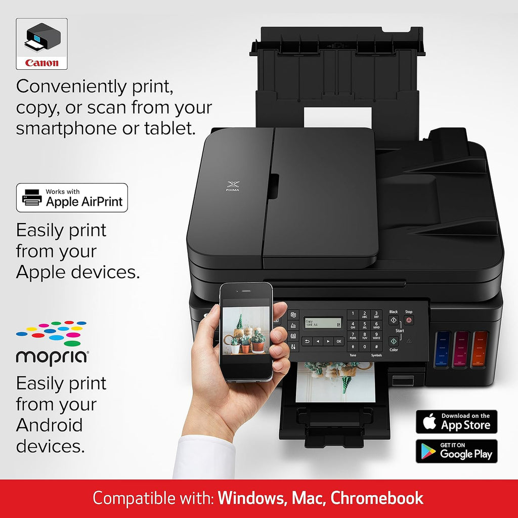 Black Wireless All-in-One Printer with Copier, Scan, Fax and ADF N178984
