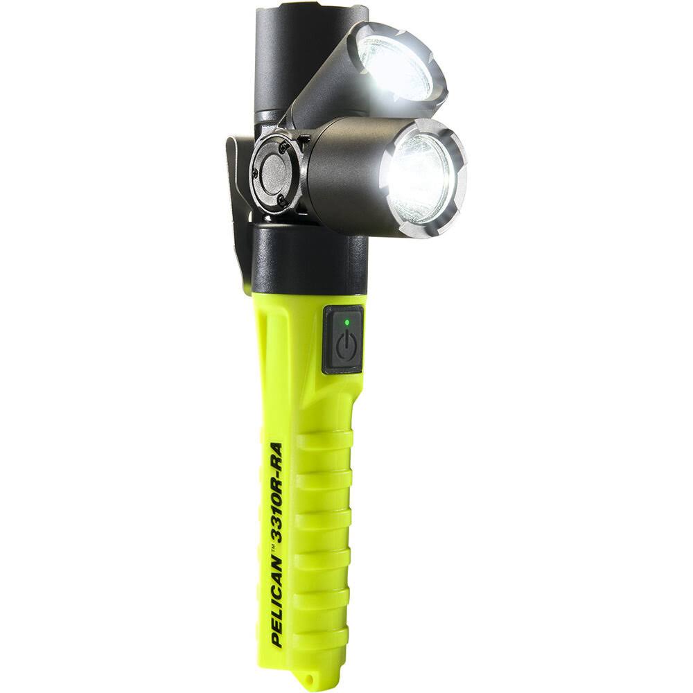 Right-Angle Rechargeable Flashlight (Yellow) I796