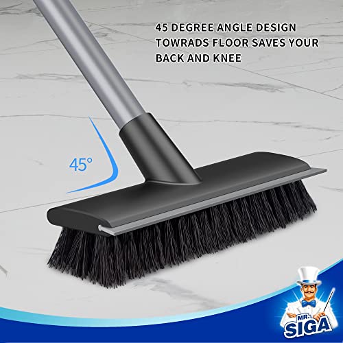Unflagged Bristle Silicone Blade Broom X149