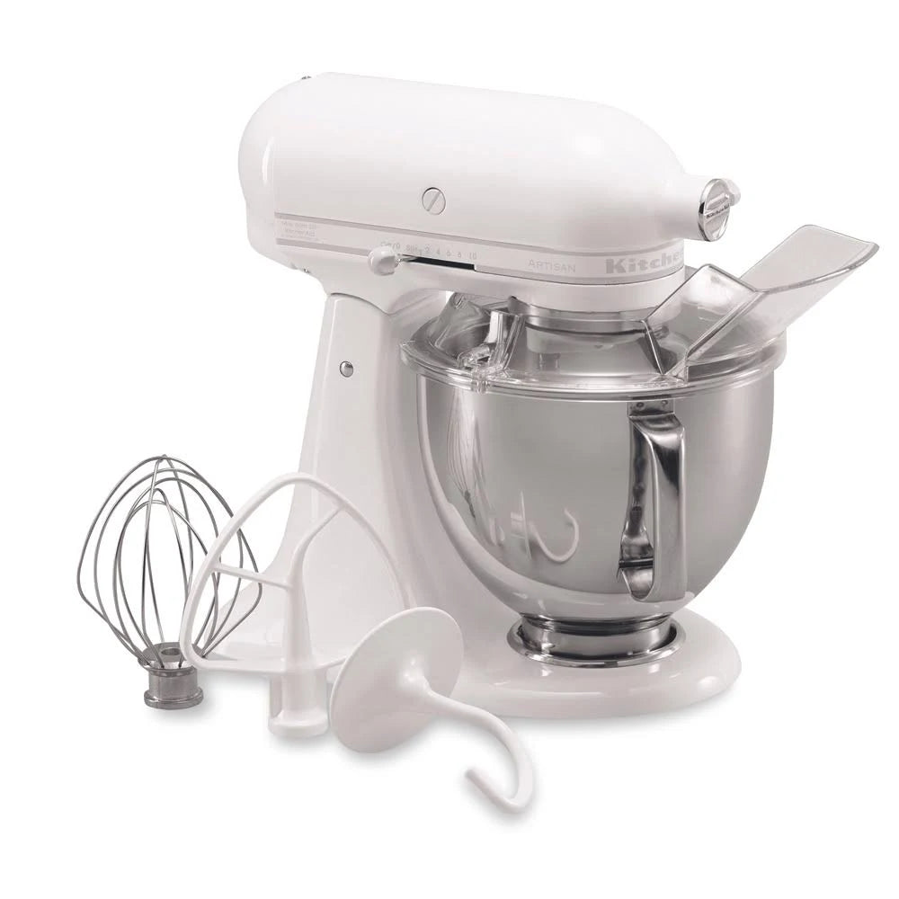 White 5 Quart Tilt-Head Stand Mixer N2509