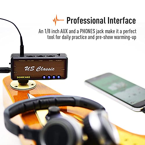 Rechargeable Plug-in Guitar Headphone Amp S515603
