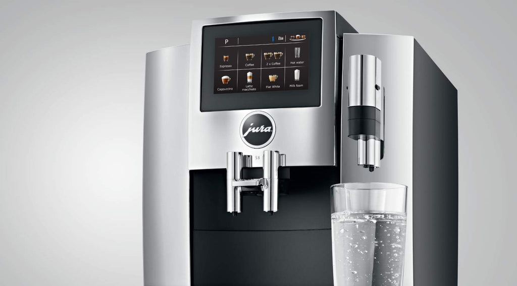 Chrome Automatic Coffee Machine, 64 ounces, white X66254