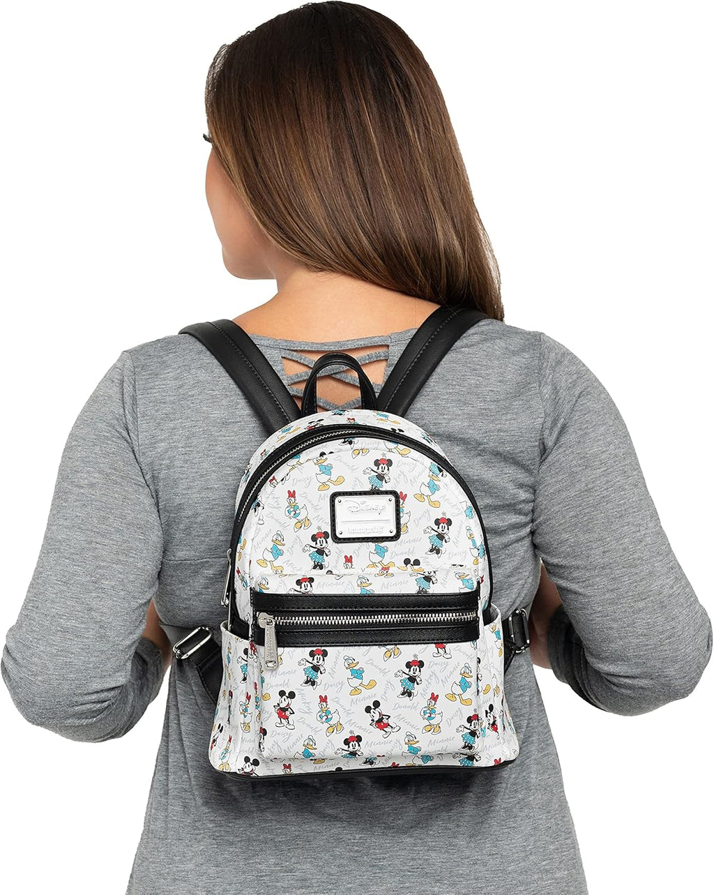 White Mini Backpack Handbag V76916