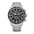 Stainless Steel Eco-Drive Chronograph Watch R57817